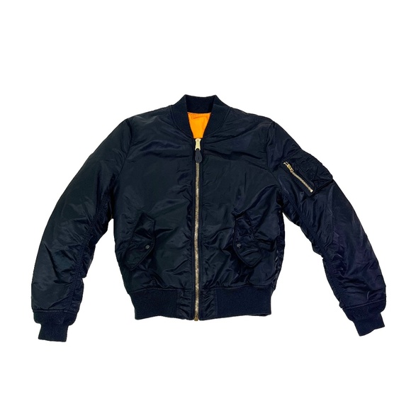 Alpha Industries Bomber MA-1 Jacket Slim Fit Military Reversible - Picture 1 of 6